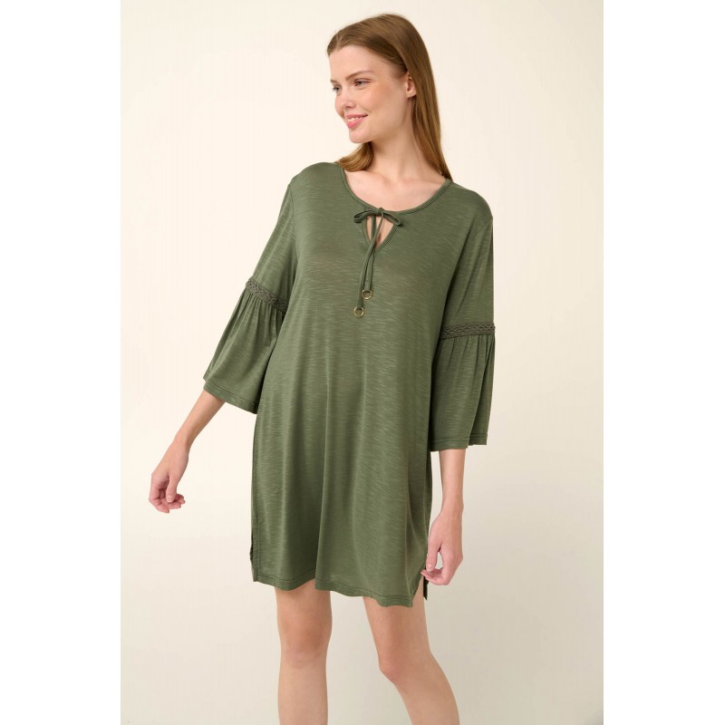 Καλοκαιρινό Φόρεμα από Viscose GREEN OLIVE (22502-GREEN OLIVE) Καλοκαιρινό Φόρεμα από Viscose GREEN OLIVE (22502-GREEN OLIVE)