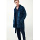 Σταυρωτή Fleece Ρόμπα με Ταρτάν Μοτίβο BLUE (21627-BLUE) Σταυρωτή Fleece Ρόμπα με Ταρτάν Μοτίβο BLUE (21627-BLUE)