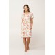 Micromodal Φλοράλ Νυχτικό με Πατιλέτα PINK TAN (24045-PINK TAN) Micromodal Φλοράλ Νυχτικό με Πατιλέτα PINK TAN (24045-PINK TAN)