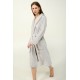 Γυναικεία Σταυρωτή Ρόμπα Fleece GRAY SILVER (23280-GRAY SILVER) Γυναικεία Σταυρωτή Ρόμπα Fleece GRAY SILVER (23280-GRAY SILVER)