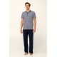 Βαμβακερό Ανδρικό Σετ Τριών Τεμαχιων BLUE (22671-BLUE) Βαμβακερό Ανδρικό Σετ Τριών Τεμαχιων BLUE (22671-BLUE)