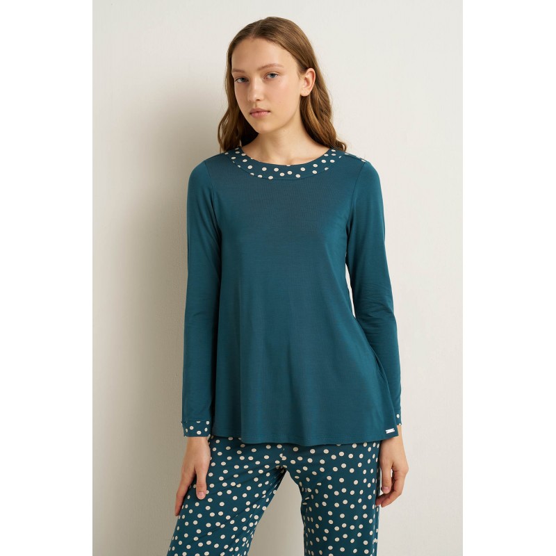 Γυναικεία Micromodal Πυτζάμα με Μακρύ Μανίκι GREEN ATLANTIC (25148-GREEN ATLANTIC) Γυναικεία Micromodal Πυτζάμα με Μακρύ Μανίκι GREEN ATLANTIC (25148-GREEN ATLANTIC)
