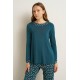 Γυναικεία Micromodal Πυτζάμα με Μακρύ Μανίκι GREEN ATLANTIC (25148-GREEN ATLANTIC) Γυναικεία Micromodal Πυτζάμα με Μακρύ Μανίκι GREEN ATLANTIC (25148-GREEN ATLANTIC)