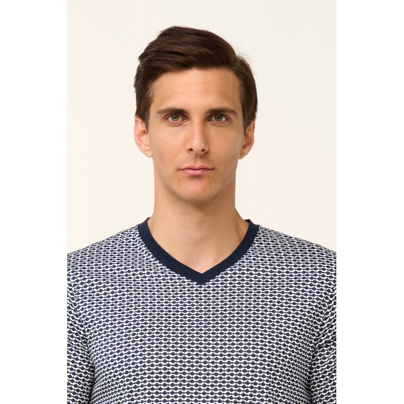 ΠΥΖΑΜΑ 100pct ΒΑΜΒΑΚΙ BLUE (23978-BLUE) ΠΥΖΑΜΑ 100pct ΒΑΜΒΑΚΙ BLUE (23978-BLUE)