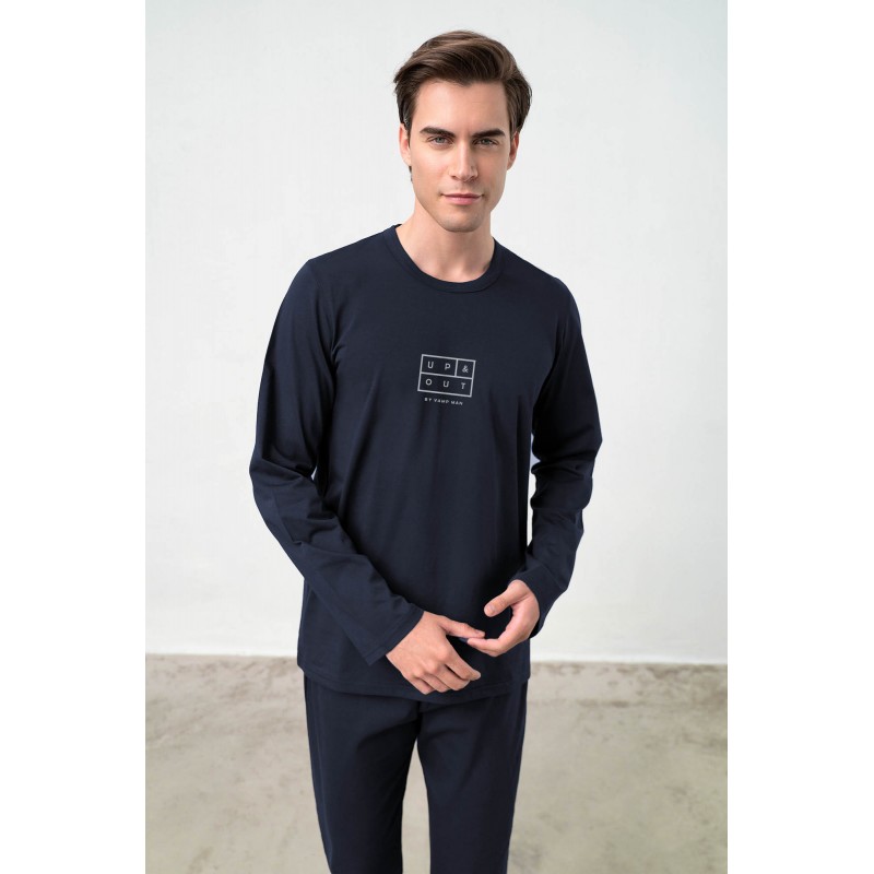 Πυτζάμα με Μακρύ Μανίκι BLUE (21916-BLUE) Πυτζάμα με Μακρύ Μανίκι BLUE (21916-BLUE)