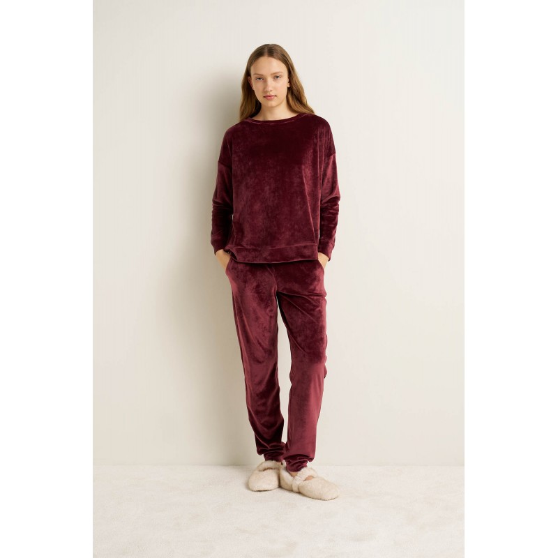 Γυναικείο Velvet Lounge Σετ BORDEAUX IMPERIAL (25192-BORDEAUX IMPERIAL) Γυναικείο Velvet Lounge Σετ BORDEAUX IMPERIAL (25192-BORDEAUX IMPERIAL)