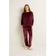 Γυναικείο Velvet Lounge Σετ BORDEAUX IMPERIAL (25192-BORDEAUX IMPERIAL) Γυναικείο Velvet Lounge Σετ BORDEAUX IMPERIAL (25192-BORDEAUX IMPERIAL)