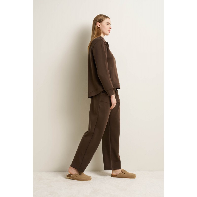 Γυναικείο Viscose Jacket με Φερμουάρ BROWN (25160-BROWN) Γυναικείο Viscose Jacket με Φερμουάρ BROWN (25160-BROWN)