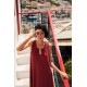 Μονόχρωμο Αμάνικο Φόρεμα RED SYRAH (18489-RED SYRAH) Μονόχρωμο Αμάνικο Φόρεμα RED SYRAH (18489-RED SYRAH)