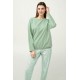 Γυναικεία Φούτερ Πυτζάμα με Μανσέτες GREEN FROSTY (23263-GREEN FROSTY) Γυναικεία Φούτερ Πυτζάμα με Μανσέτες GREEN FROSTY (23263-GREEN FROSTY)