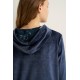 Γυναικεία Velvet Φόρμα με Κουκούα BLUE INDIGO (25115-BLUE INDIGO) Γυναικεία Velvet Φόρμα με Κουκούα BLUE INDIGO (25115-BLUE INDIGO)