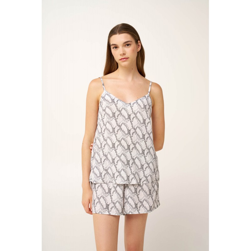 Baby Doll με V Λαιμόκοψη BEIGE SOLEIL (24128-BEIGE SOLEIL)