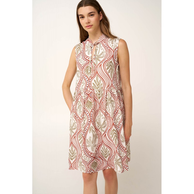 Γήινο Καλοκαιρινό Φόρεμα από Ποπλίνα BEIGE (24425-BEIGE) Γήινο Καλοκαιρινό Φόρεμα από Ποπλίνα BEIGE (24425-BEIGE)