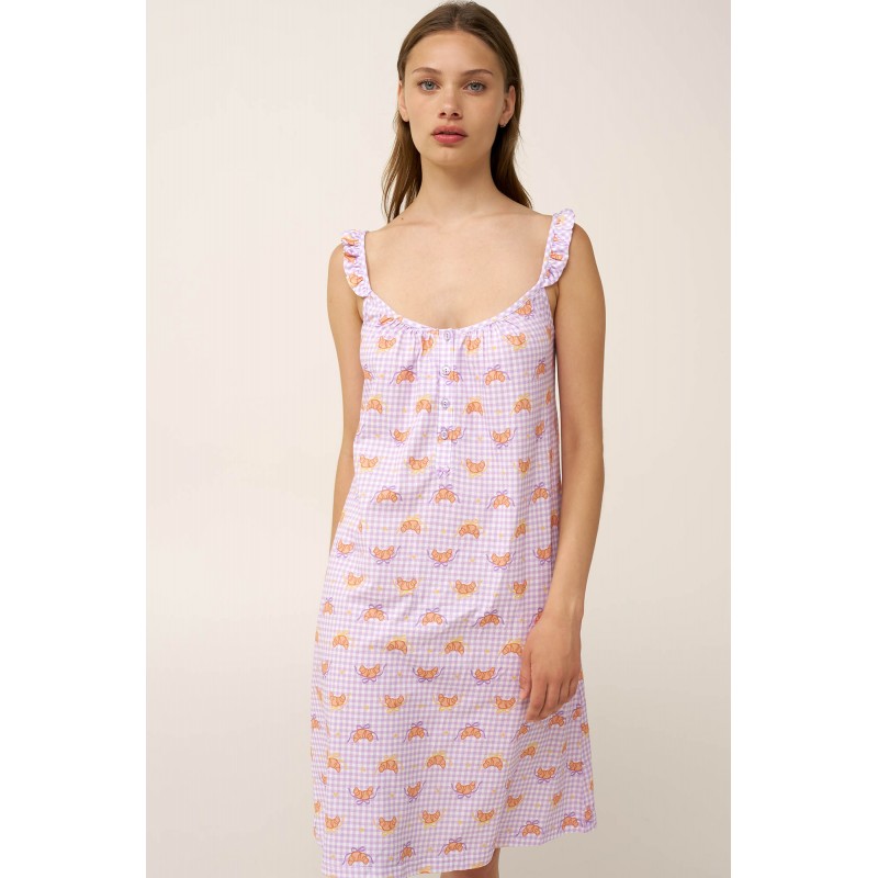 Βαμβακερό Νυχτικό με Τιράντες LILLA PASTEL (24315-LILLA PASTEL) Βαμβακερό Νυχτικό με Τιράντες LILLA PASTEL (24315-LILLA PASTEL)