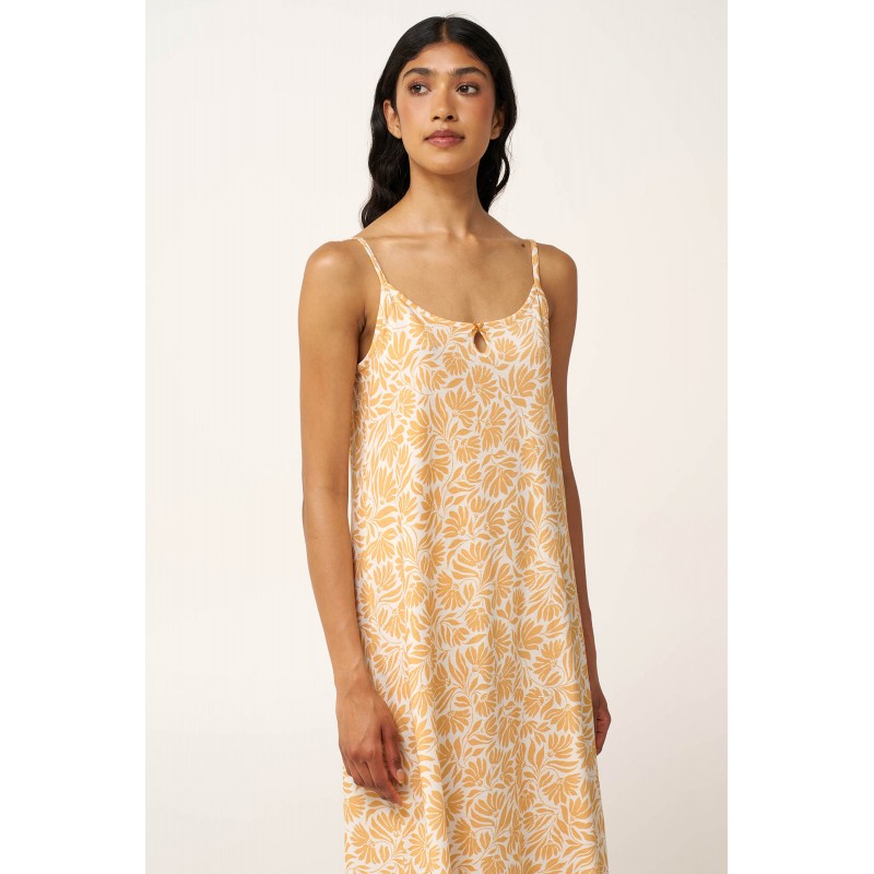 Φλοράλ Νυχτικό Cotton-Modal με Τιράντες YELLOW SUN (24058-YELLOW SUN) Φλοράλ Νυχτικό Cotton-Modal με Τιράντες YELLOW SUN (24058-YELLOW SUN)