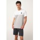 Βαμβακερή Ανδρική Πυτζάμα με Δίτονο Τοπ WHITE (24694-WHITE) Βαμβακερή Ανδρική Πυτζάμα με Δίτονο Τοπ WHITE (24694-WHITE)