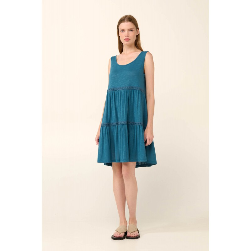 Αμάνικο Καλοκαιρινό Φόρεμα από Viscose BLUE LEGION (22501-BLUE LEGION) Αμάνικο Καλοκαιρινό Φόρεμα από Viscose BLUE LEGION (22501-BLUE LEGION)