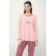 Γυναικεία Βαμβακερή Πυτζάμα PINK PEACH (23984-PINK PEACH) Γυναικεία Βαμβακερή Πυτζάμα PINK PEACH (23984-PINK PEACH)