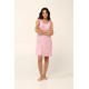 Καλοκαιρινό Νυχτικό Micromodal με Πατιλέτα PINK BLUSH (22002-PINK BLUSH)