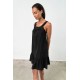 Μονόχρωμο Αμάνικο Φόρεμα BLACK (18451-BLACK)
