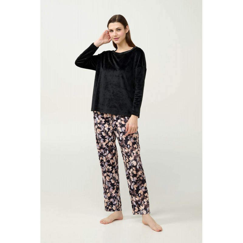Γυναικείο Velvet Σετ Σπιτιού BLACK (23081-BLACK) Γυναικείο Velvet Σετ Σπιτιού BLACK (23081-BLACK)