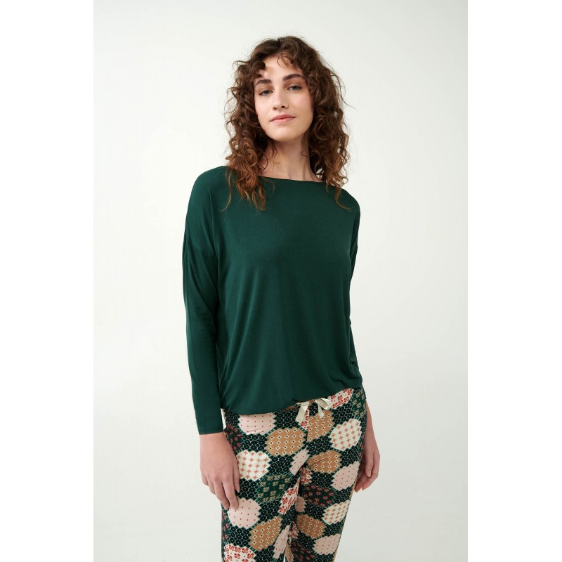 Πυτζάμα Viscose με Patchwork Μοτίβο GREEN TIMBER (21080-GREEN TIMBER) Πυτζάμα Viscose με Patchwork Μοτίβο GREEN TIMBER (21080-GREEN TIMBER)