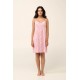 Micromodal Καλοκαιρινό Νυχτικό με Τιράντες PINK BLUSH (22007-PINK BLUSH)