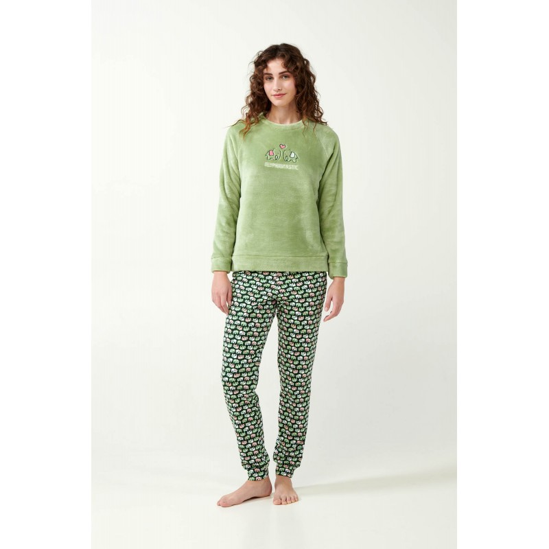 Πράσινη Πυτζάμα με Ελέφαντες GREEN FOAM (21325-GREEN FOAM) Πράσινη Πυτζάμα με Ελέφαντες GREEN FOAM (21325-GREEN FOAM)