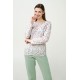 Γυναικεία Φούτερ Πυτζάμα με Μανσέτες GREEN FROSTY (23252-GREEN FROSTY) Γυναικεία Φούτερ Πυτζάμα με Μανσέτες GREEN FROSTY (23252-GREEN FROSTY)