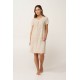 Νυχτικό Micromodal με Πιέτα BEIGE TAUPE (24018-BEIGE TAUPE)