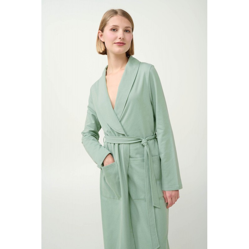 Γυναικεία Σταυρωτή Ρόμπα Φούτερ GREEN FROSTY (23265-GREEN FROSTY) Γυναικεία Σταυρωτή Ρόμπα Φούτερ GREEN FROSTY (23265-GREEN FROSTY)
