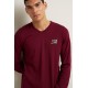 Ανδρική Βαμβακερή Πυτζάμα με V RED WINDSOR (25683-RED WINDSOR) Ανδρική Βαμβακερή Πυτζάμα με V RED WINDSOR (25683-RED WINDSOR)