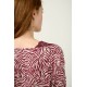 Γυναικεία Πυτζάμα Micromodal  με Μοτίβο Ζέβρα RED WINDSOR (23043-RED WINDSOR)