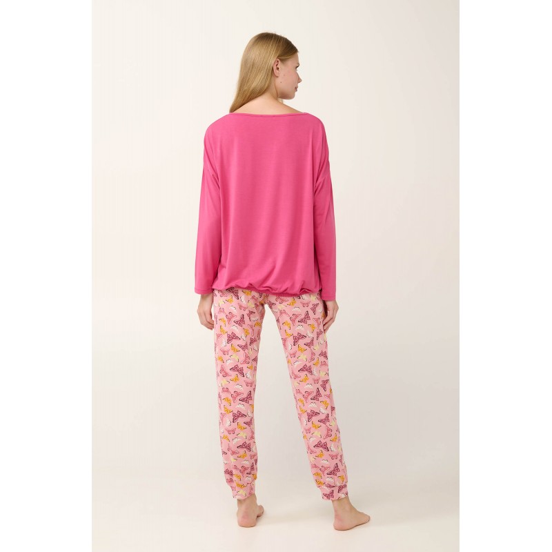 Micromodal Γυναικείες Πυτζάμες σε ροζ αποχρώσεις ROSE VINKA (21970-ROSE VINKA)