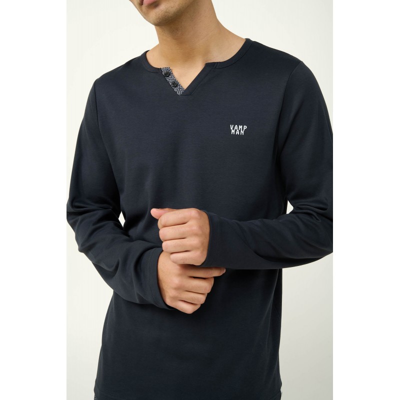 Ανδρική Χειμερινή Βαμβακερή Πυτζάμα DARK GRAY (23633-DARK GRAY) Ανδρική Χειμερινή Βαμβακερή Πυτζάμα DARK GRAY (23633-DARK GRAY)