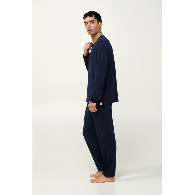 Ανδρική Πυτζάμα Micromodal με Μανσέτες BLUE BLAZER (23850-BLUE BLAZER) Ανδρική Πυτζάμα Micromodal με Μανσέτες BLUE BLAZER (23850-BLUE BLAZER)