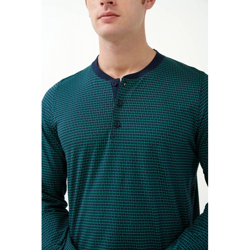 Πυτζάμα Jersey με Γεμετρικό Μοτίβο BLUE (21600-BLUE) Πυτζάμα Jersey με Γεμετρικό Μοτίβο BLUE (21600-BLUE)