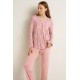 Γυναικεία Πυτζάμα Micromodal με Πιέτα PINK ZEPHYR (25033-PINK ZEPHYR)