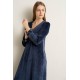 Lounge Velvet Μακρύ Φόρεμα BLUE INDIGO (25116-BLUE INDIGO) Lounge Velvet Μακρύ Φόρεμα BLUE INDIGO (25116-BLUE INDIGO)