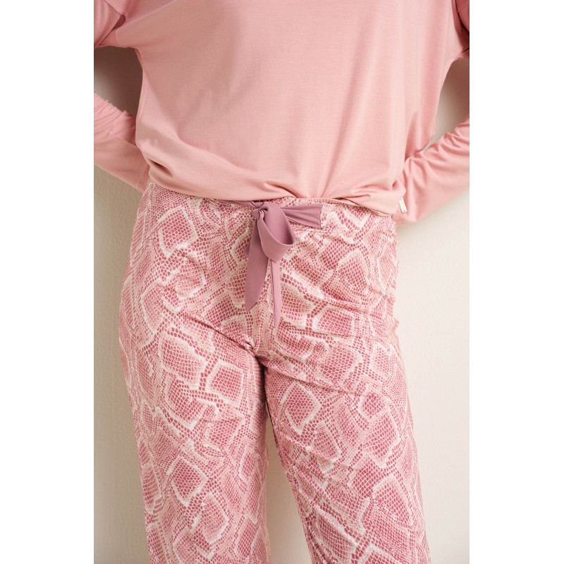 Γυναικεία Πυτζάμa Micromodal με Μανσέτες PINK ZEPHYR (25034-PINK ZEPHYR)