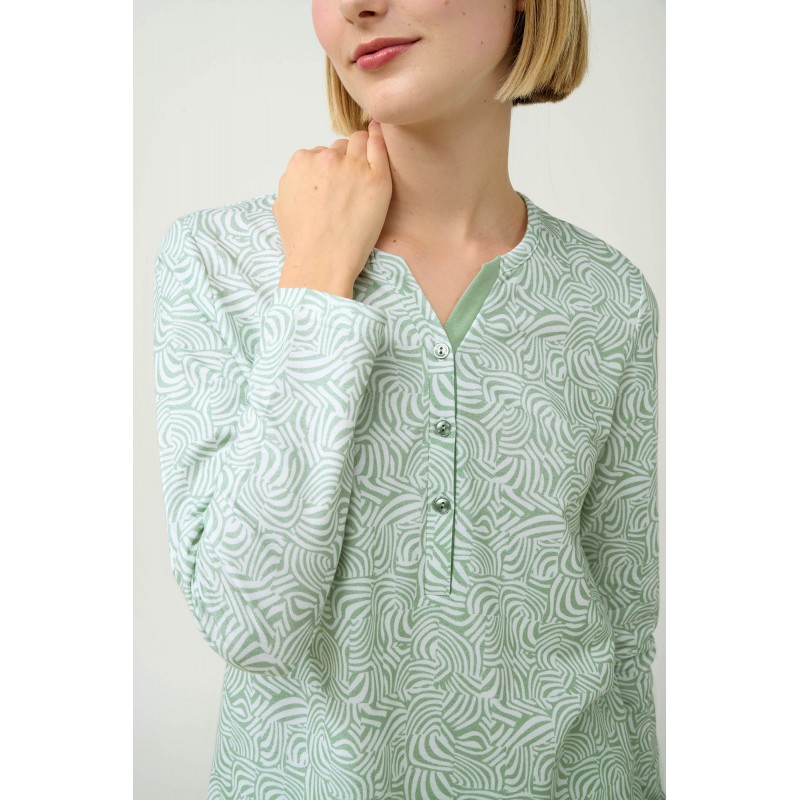 Γυναικεία Φούτερ Πυτζάμα με Πατιλέτα GREEN FROSTY (23261-GREEN FROSTY) Γυναικεία Φούτερ Πυτζάμα με Πατιλέτα GREEN FROSTY (23261-GREEN FROSTY)