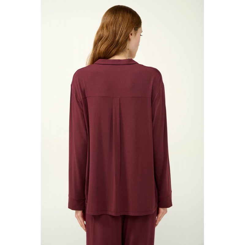 Κουμπωτή Γυναικεία Πυτζάμα Micromodal RED WINDSOR (23121-RED WINDSOR) Κουμπωτή Γυναικεία Πυτζάμα Micromodal RED WINDSOR (23121-RED WINDSOR)