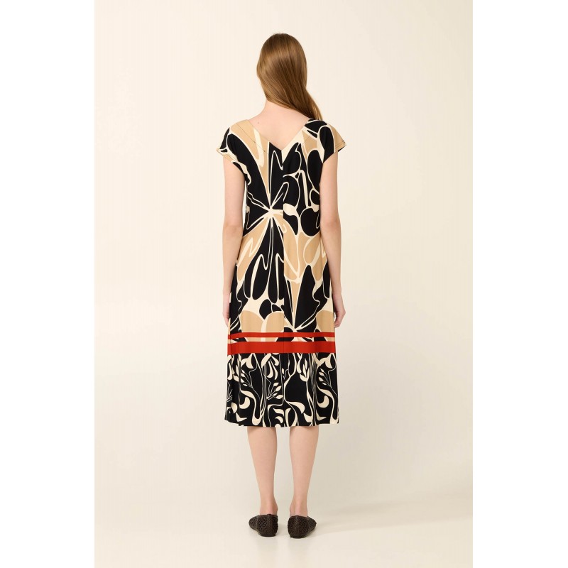 Καλοκαιρινό Φόρεμα από Viscose με V Λαιμόκοψη BLACK (22476-BLACK) Καλοκαιρινό Φόρεμα από Viscose με V Λαιμόκοψη BLACK (22476-BLACK)