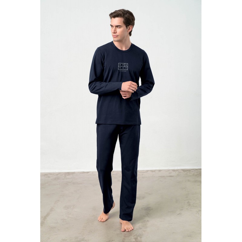 Πυτζάμα με Μακρύ Μανίκι BLUE (21916-BLUE) Πυτζάμα με Μακρύ Μανίκι BLUE (21916-BLUE)