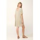 Καλοκαιρινό Φόρεμα από Viscose Flama BEIGE SPRAY (22886-BEIGE SPRAY) Καλοκαιρινό Φόρεμα από Viscose Flama BEIGE SPRAY (22886-BEIGE SPRAY)