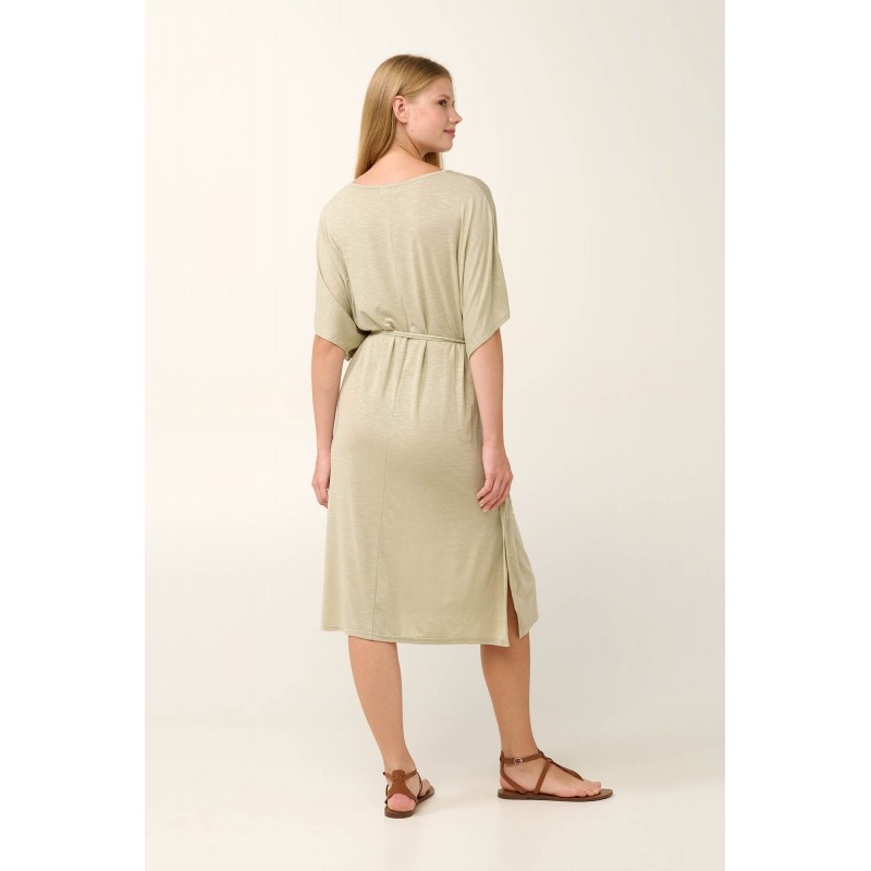 Μονόχρωμο Καφτάνι από Viscose Flama BEIGE SPRAY (22887-BEIGE SPRAY) Μονόχρωμο Καφτάνι από Viscose Flama BEIGE SPRAY (22887-BEIGE SPRAY)