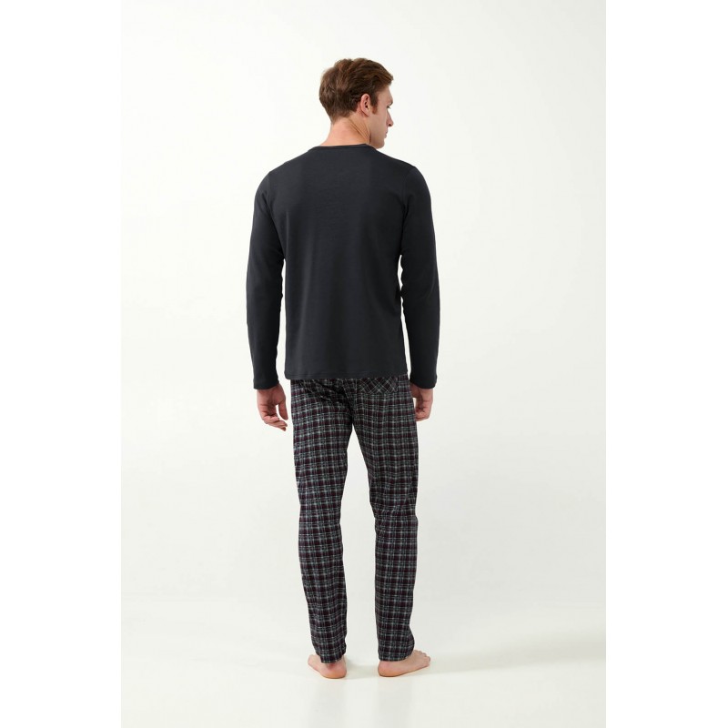 Χειμερινή Ανδρική Βαμβακερή Πυτζάμα DARK GRAY (23924-DARK GRAY) Χειμερινή Ανδρική Βαμβακερή Πυτζάμα DARK GRAY (23924-DARK GRAY)