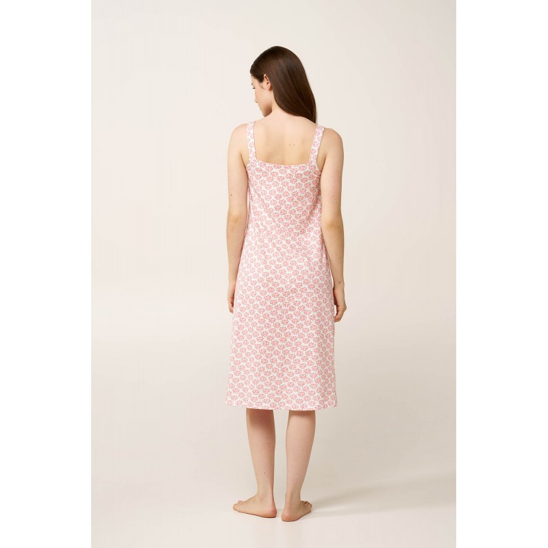 Βαμβακερό Νυχτικό με Τιράντες PINK GLOW (24331-PINK GLOW) Βαμβακερό Νυχτικό με Τιράντες PINK GLOW (24331-PINK GLOW)