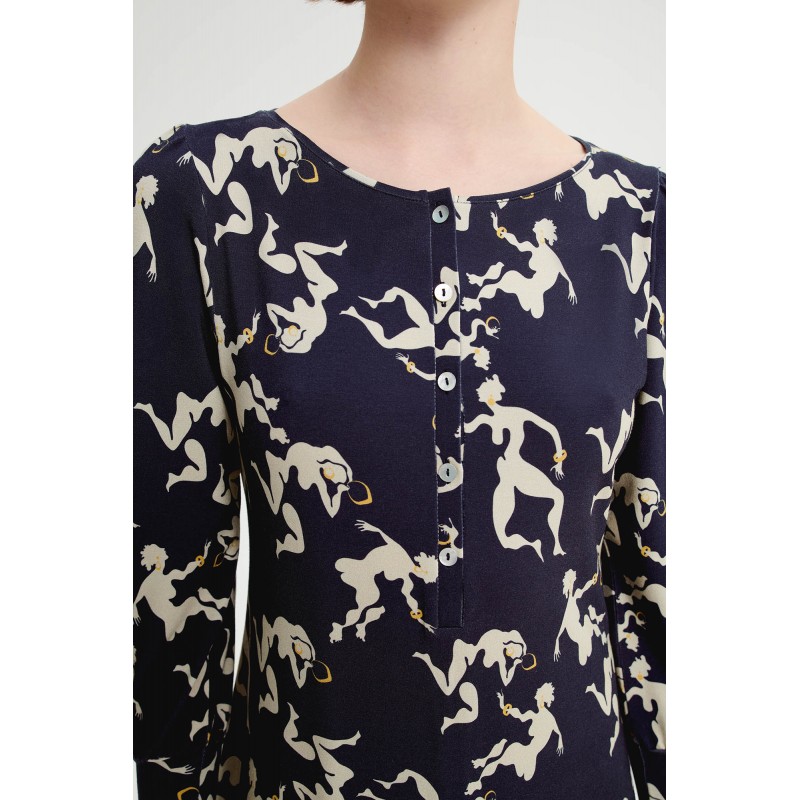 Νυχτικό με Πατιλέτα BLUE BLAZER (19076-BLUE BLAZER)