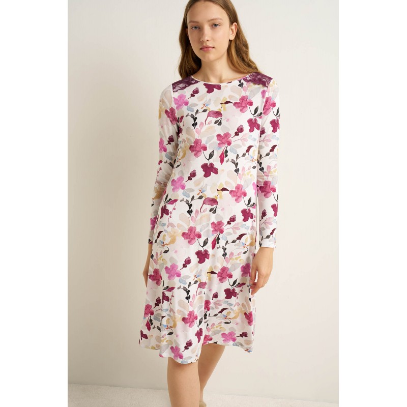 Νυχτικό Micromodal με Μακριά Μανίκια MAUVE MISTY (25067-MAUVE MISTY) Νυχτικό Micromodal με Μακριά Μανίκια MAUVE MISTY (25067-MAUVE MISTY)